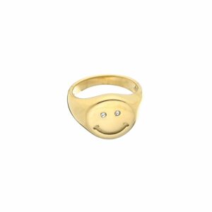 JE13718 ring smiley – goud