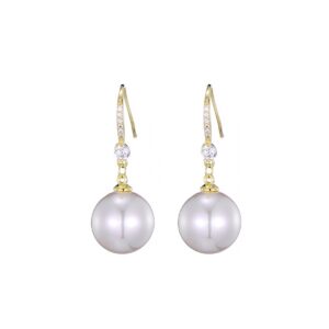 oorbellen hanger fiell parel – goud