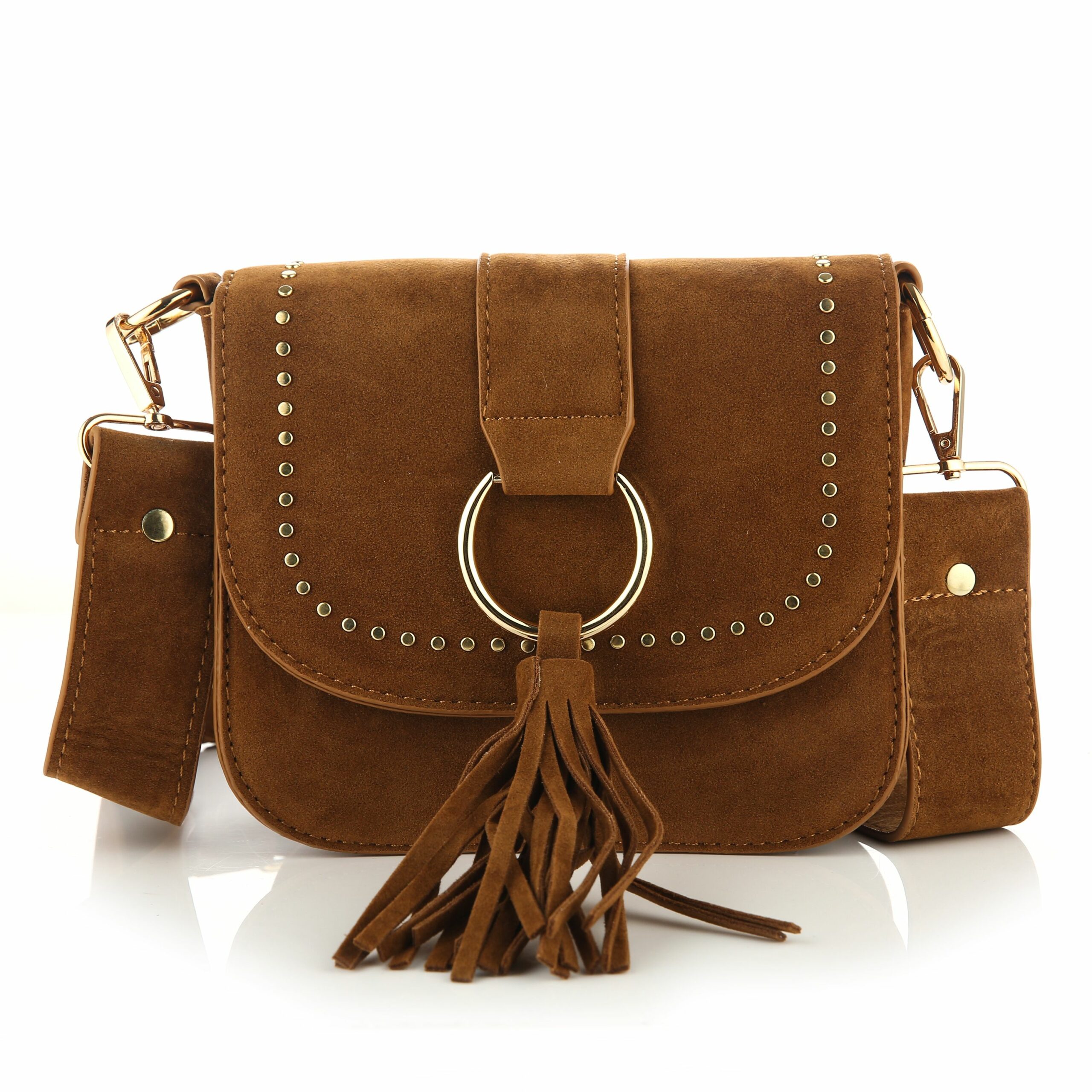 crossbody tas met studs