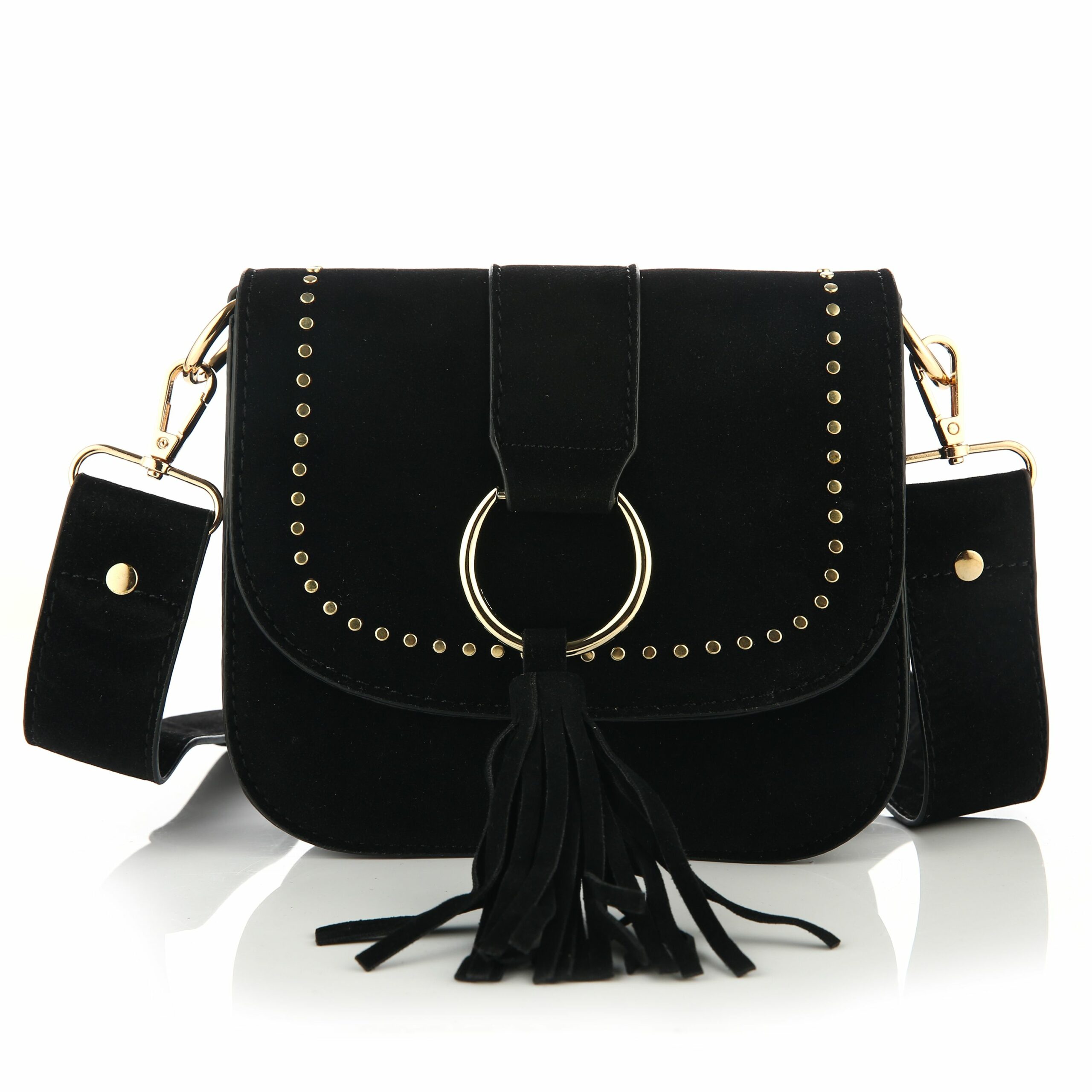 crossbody tas met studs